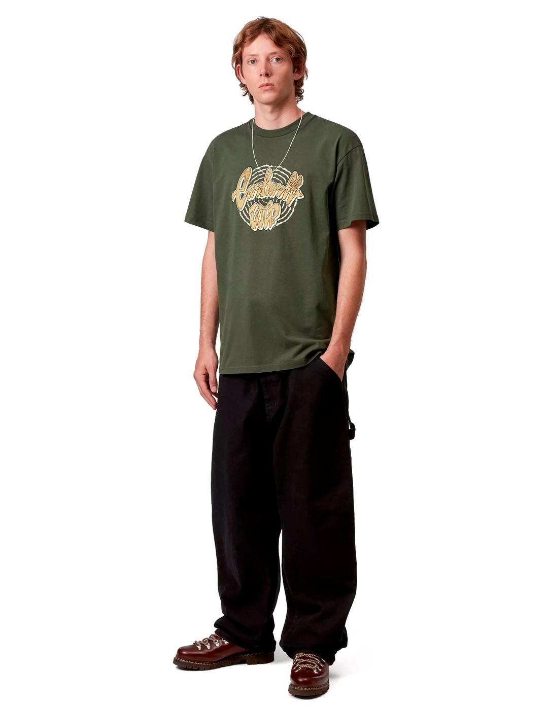 Carhartt S/S Chedda Camiseta Hombre Verde