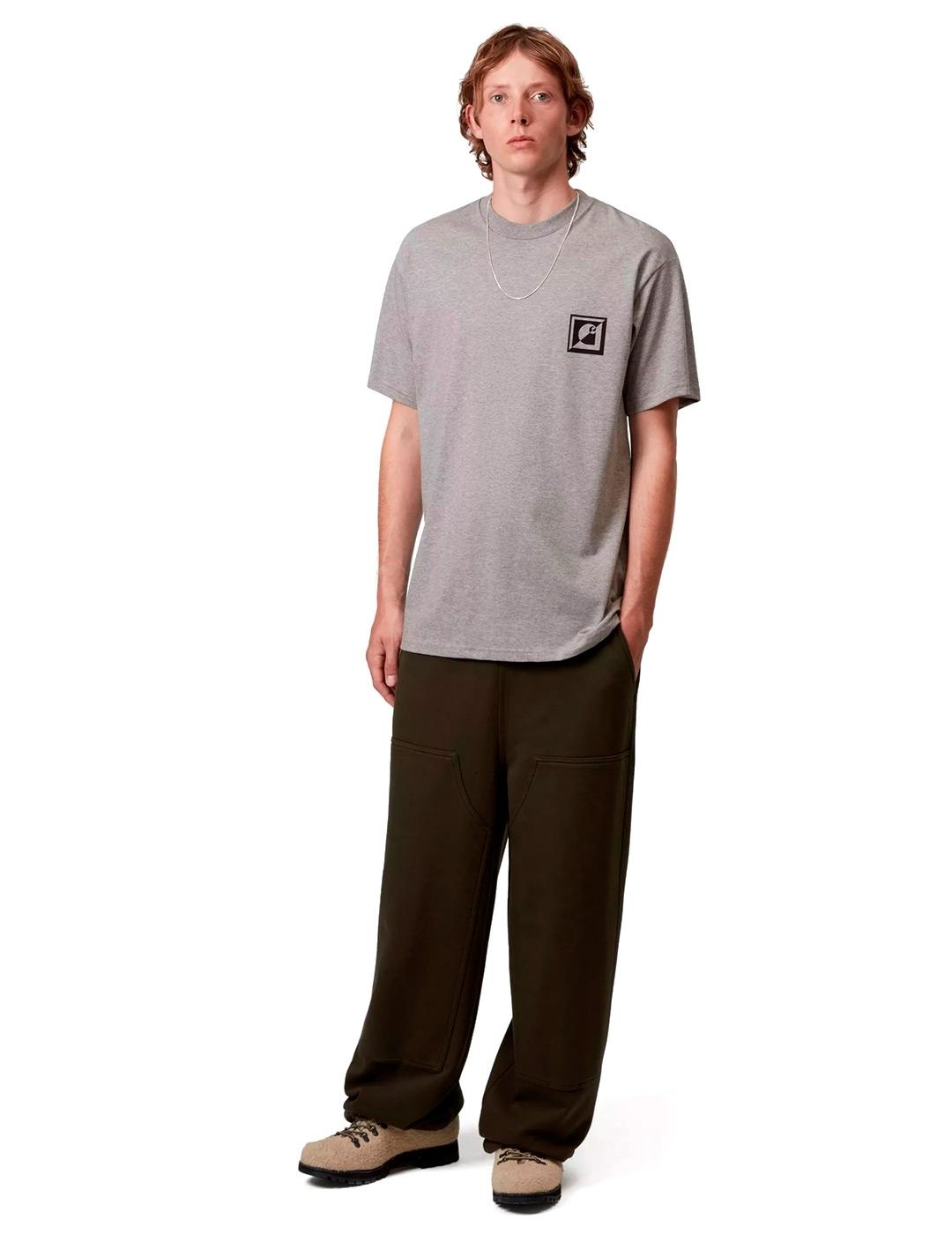 Carhartt S/S C Logo Archive Camiseta Hombre Gris