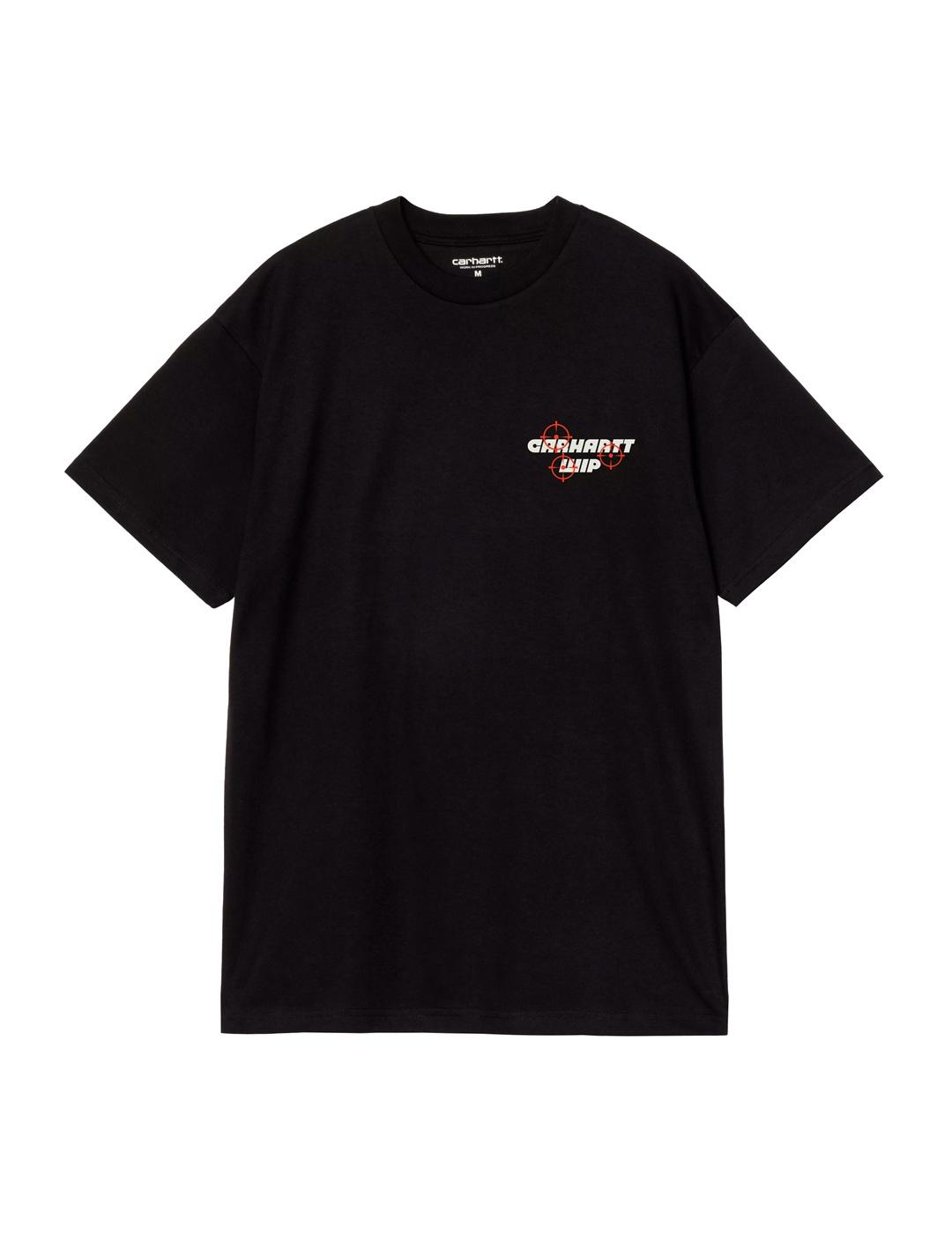 Carhartt S/S Wiptopia Camiseta Gráfico Hombre Negra