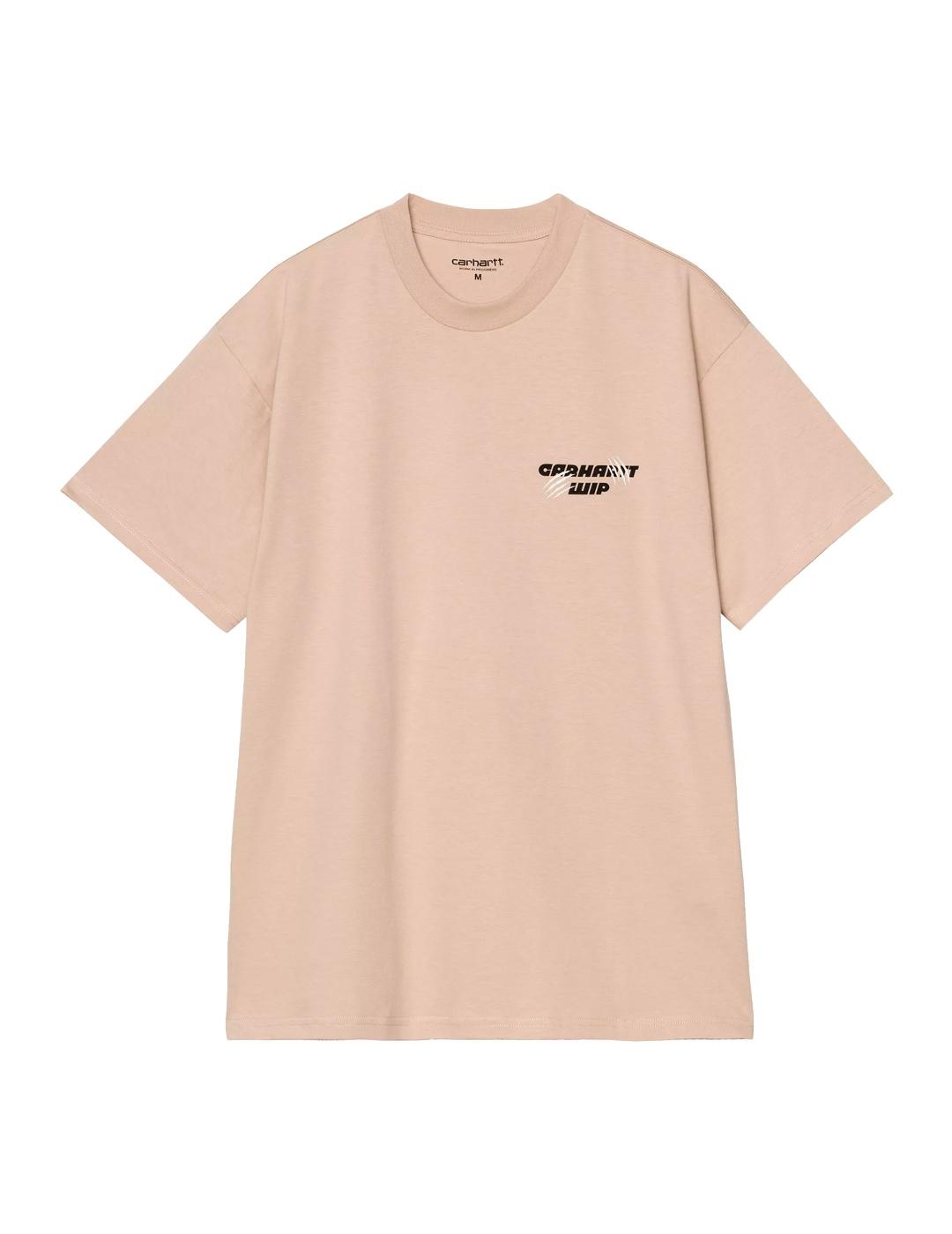 Carhartt S/S Wiptopia Camiseta Gráfico Hombre Beige