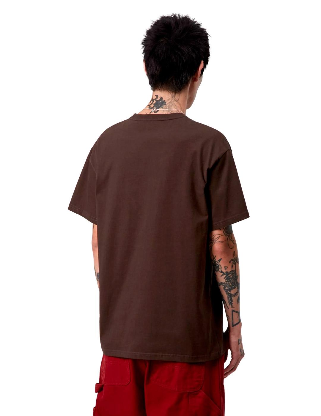 Carhartt S/S Chase T-Shirt Camiseta Hombre Marrón