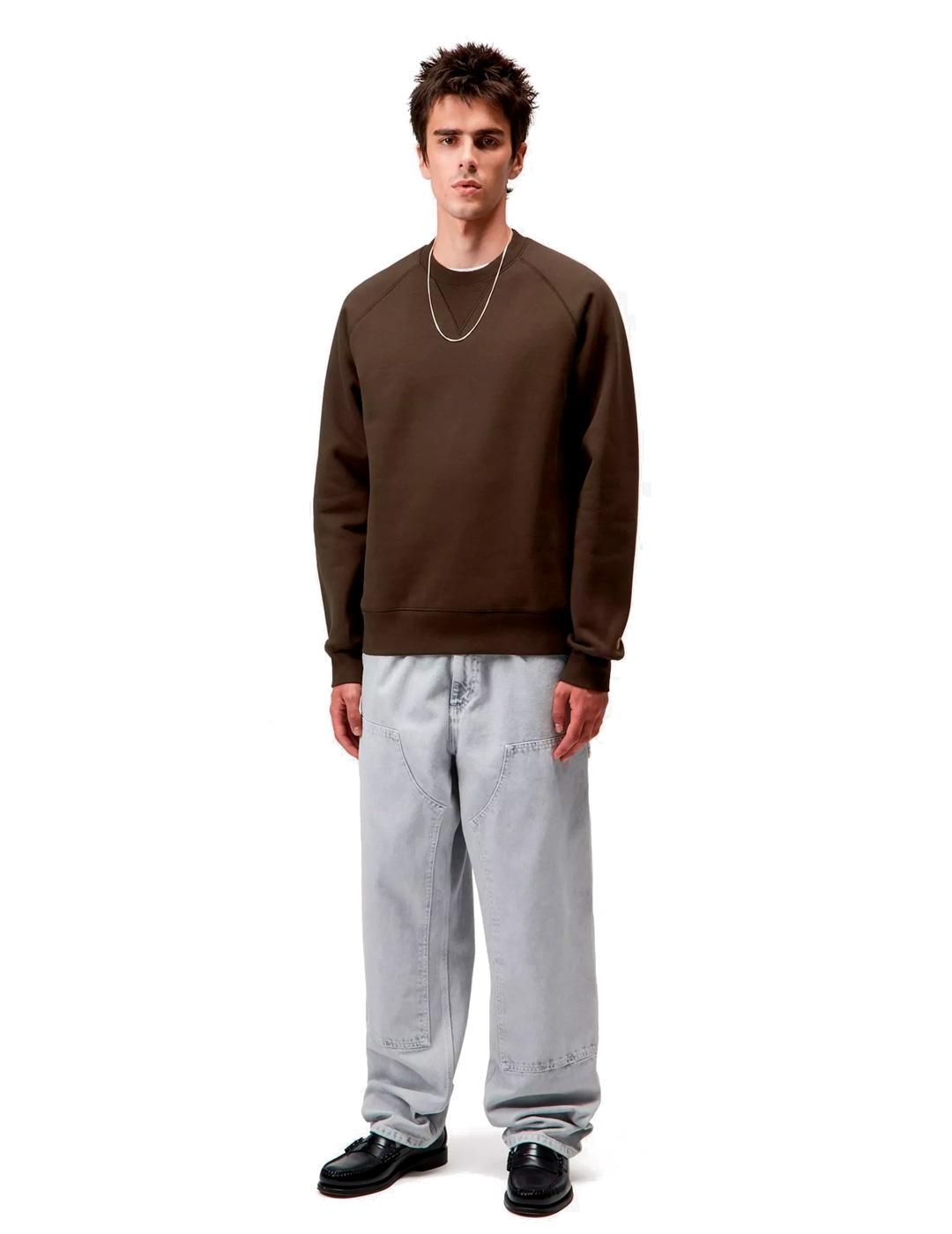 Carhartt Chase Sweat Sudadera Hombre Marrón