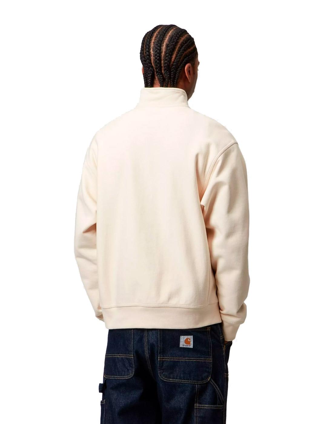 Carhartt Half Zip American Sudadera Hombre Beige