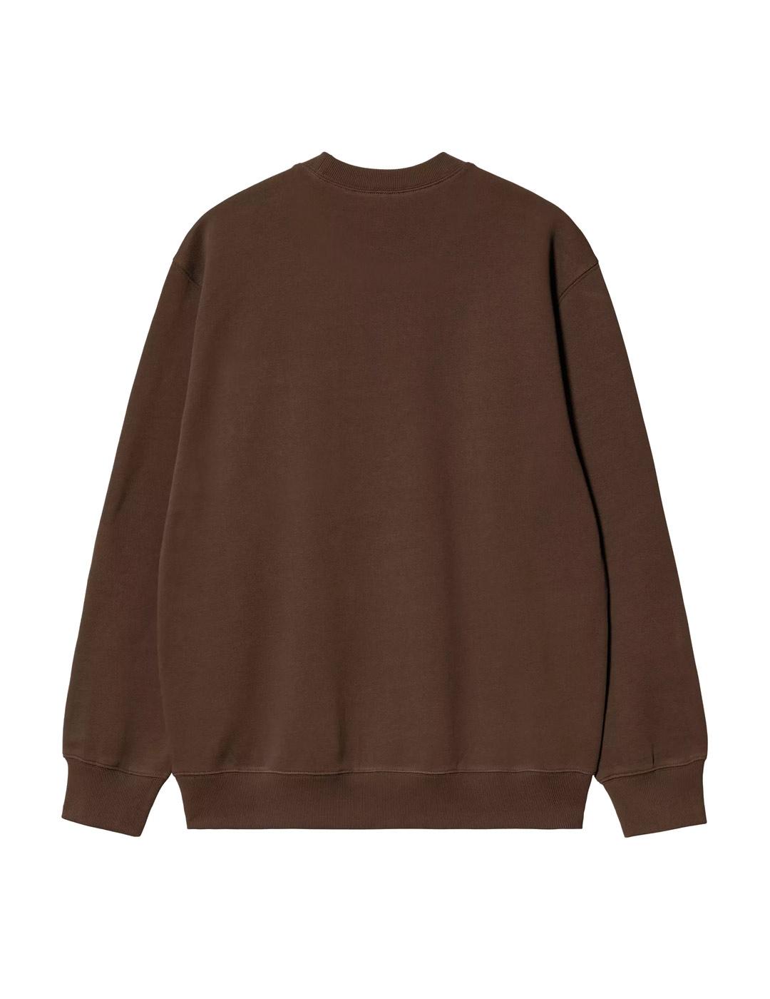 Carhartt Sweat Sudadera Hombre Marrón