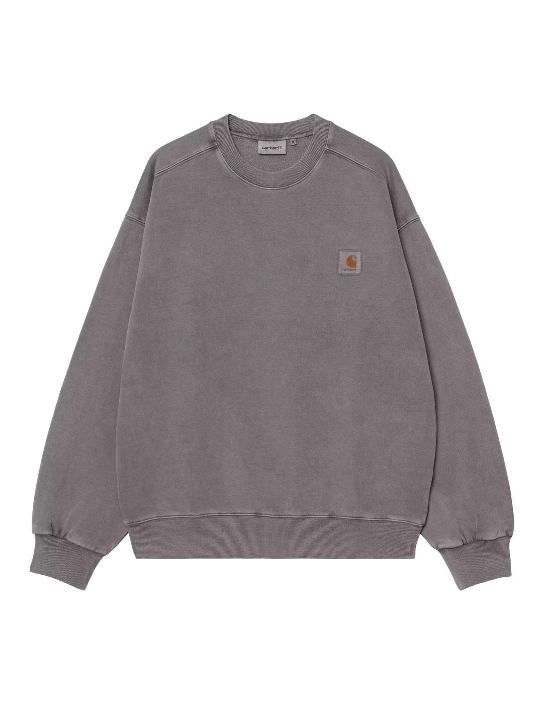 Carhartt Vista Sudadera Hombre Gris Lavada