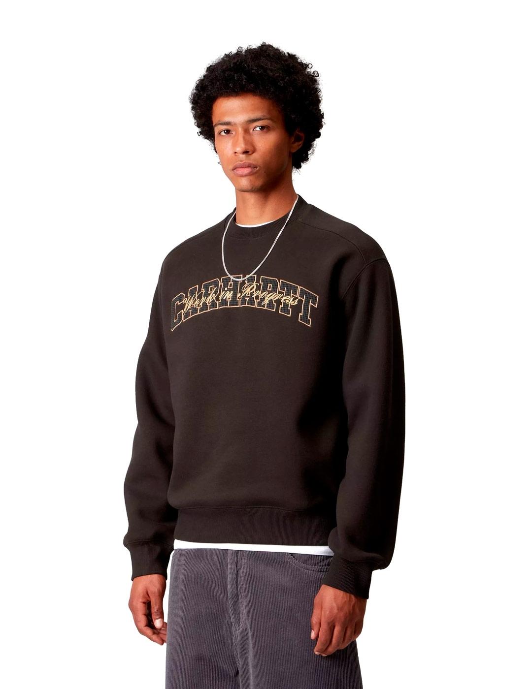 Carhartt Big School Sudadera Hombre Marrón