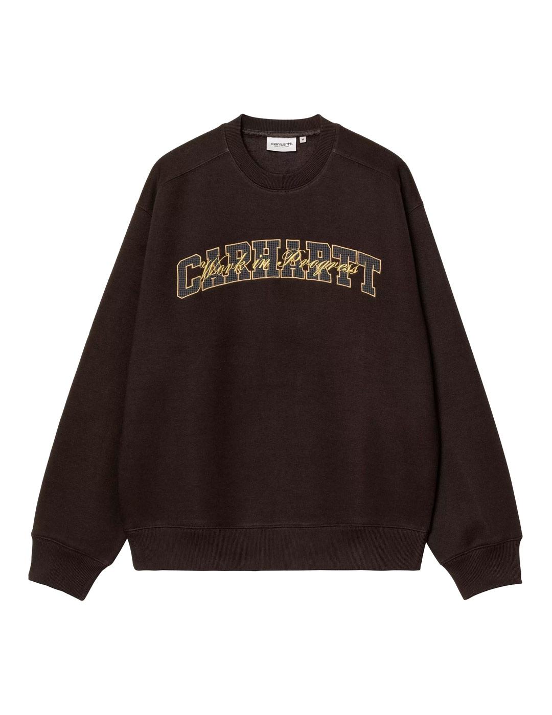 Carhartt Big School Sudadera Hombre Marrón