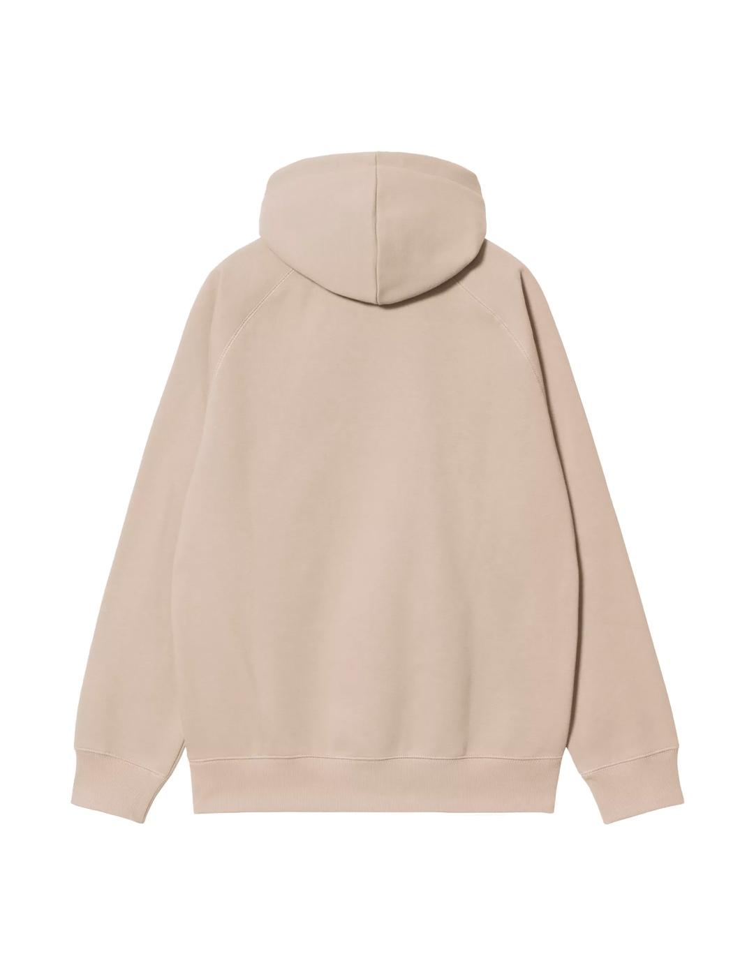 Crahartt Hooded Chase Sudadera Hombre Beige