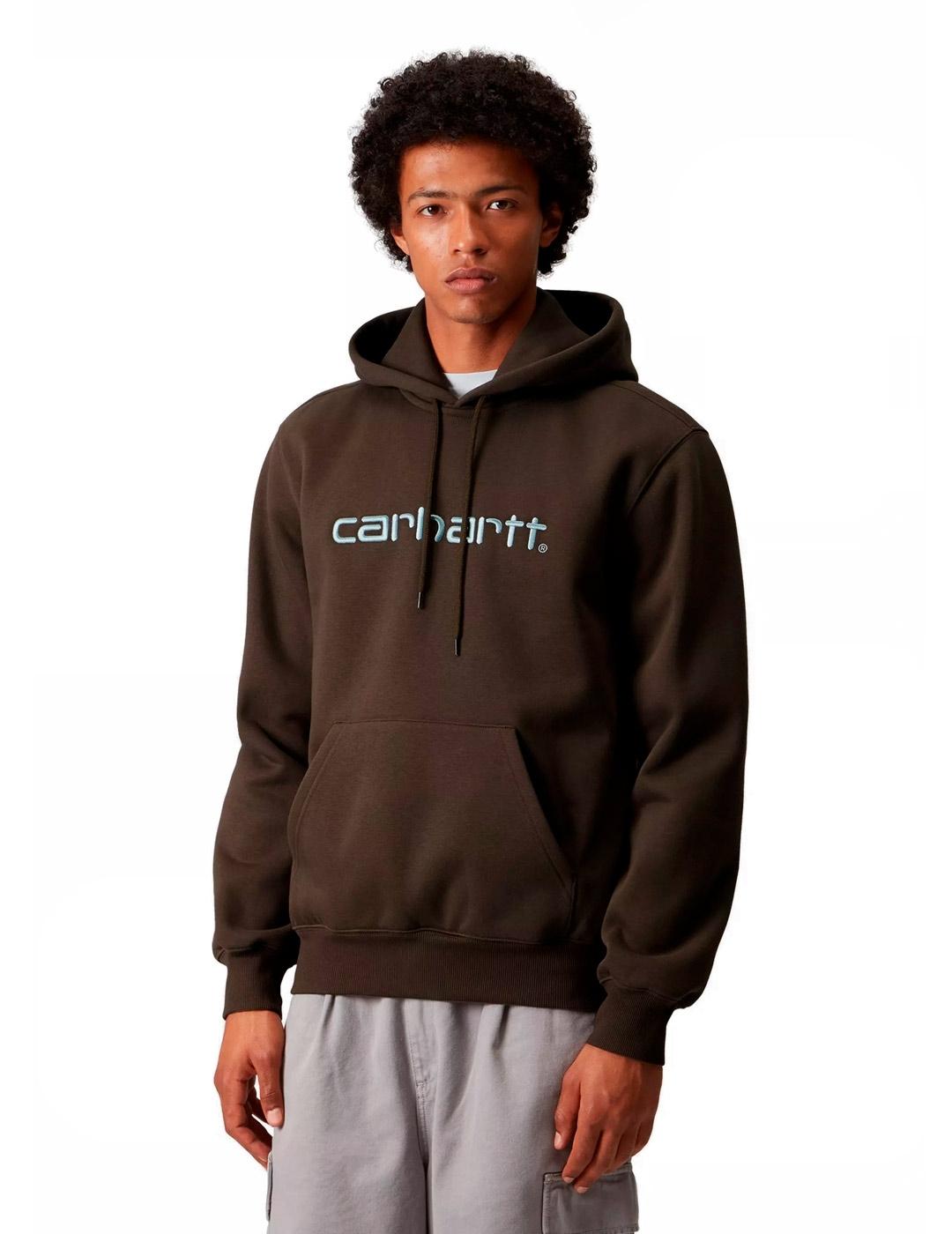 Carhartt Hooded Sweat Sudadera Marrón