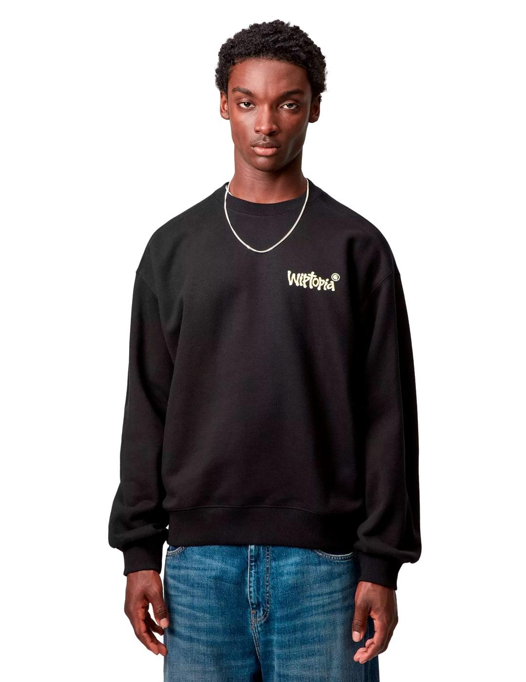 Carhartt Wiptopia Sweat Sudadera Hombre Negra