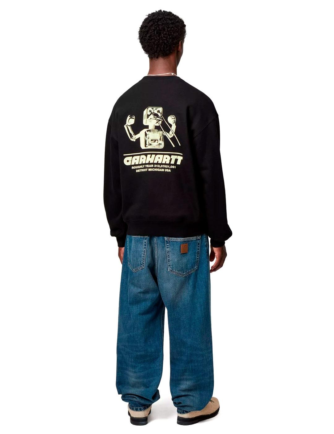 Carhartt Wiptopia Sweat Sudadera Hombre Negra