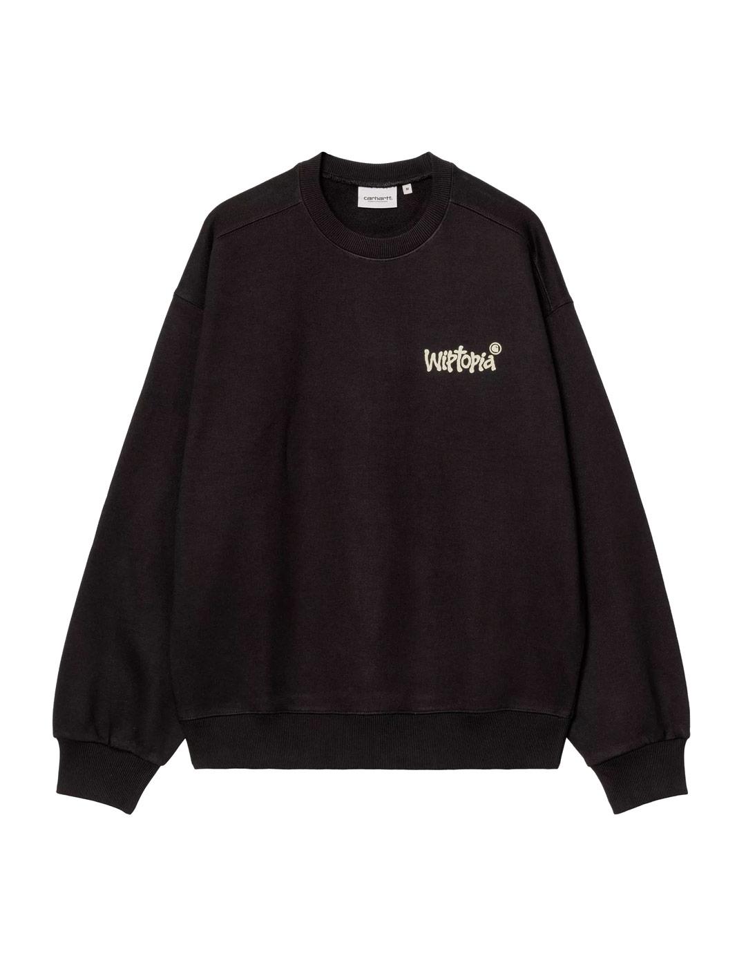 Carhartt Wiptopia Sweat Sudadera Hombre Negra