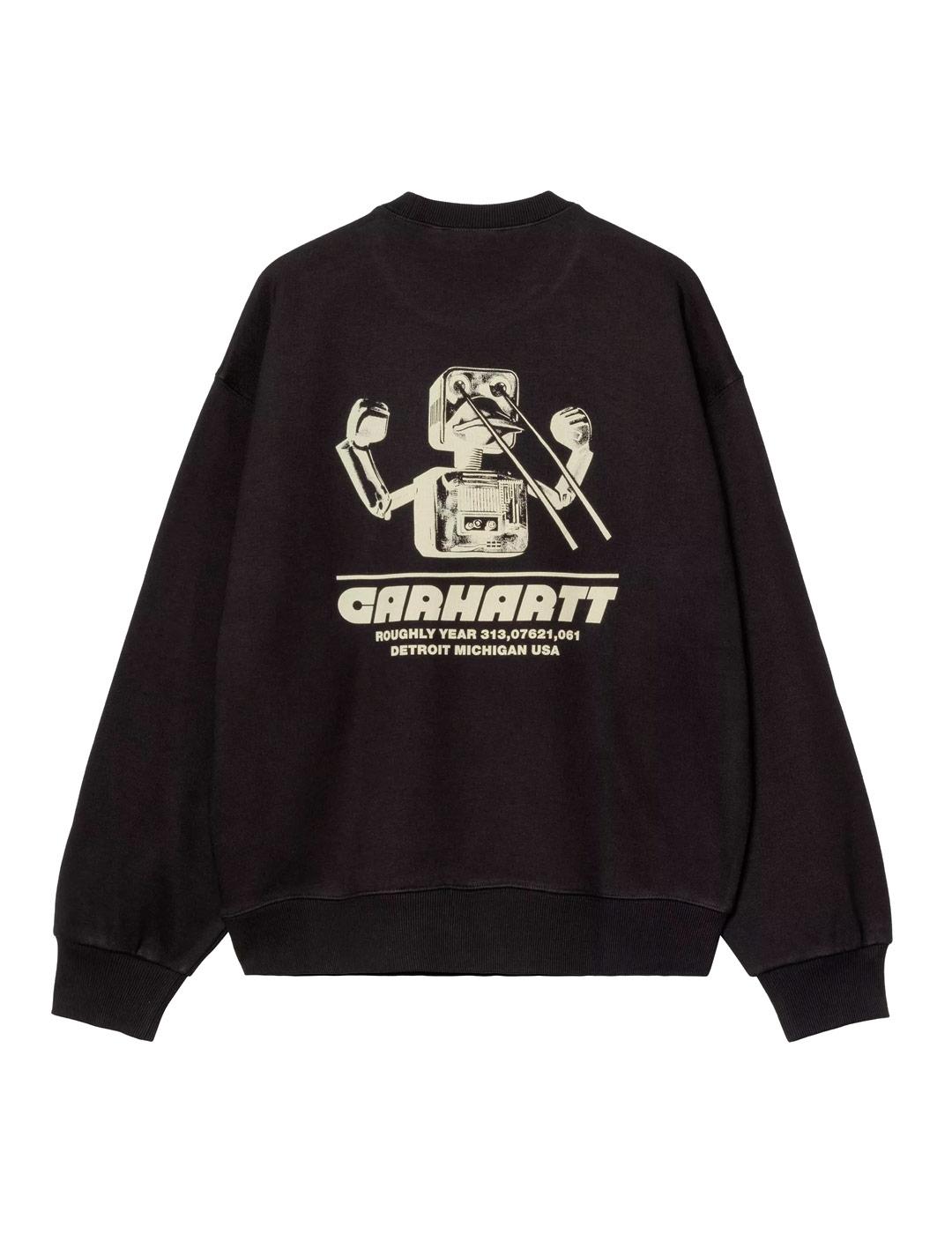 Carhartt Wiptopia Sweat Sudadera Hombre Negra