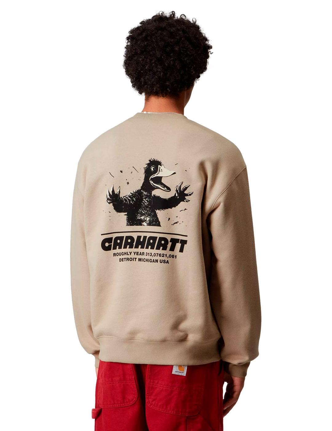 Carhartt Wiptopia Sweat Sudadera Hombre Beige