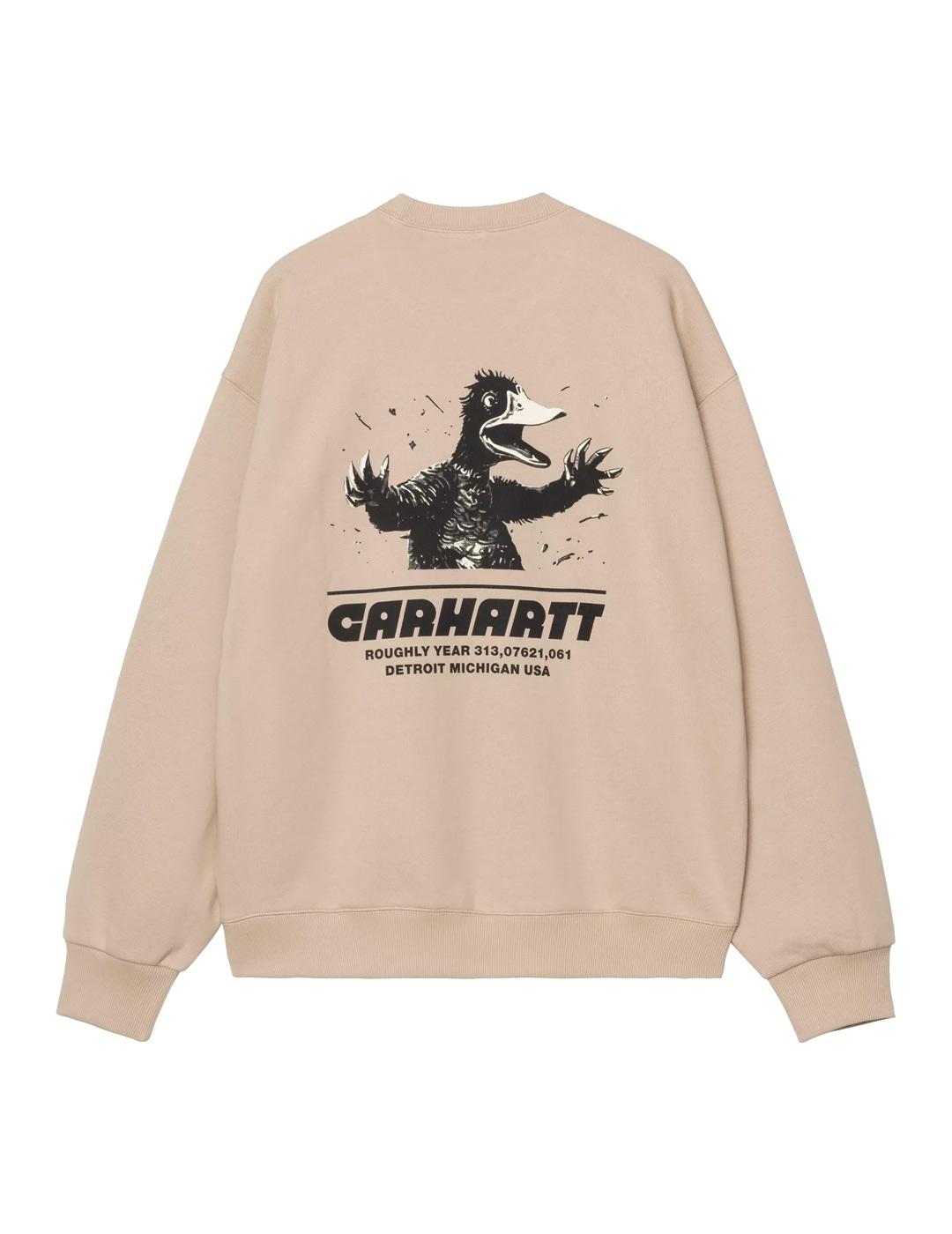 Carhartt Wiptopia Sweat Sudadera Hombre Beige