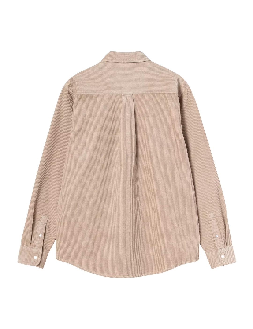 Carhartt L/S Madison Camisa Pana Hombre Beige