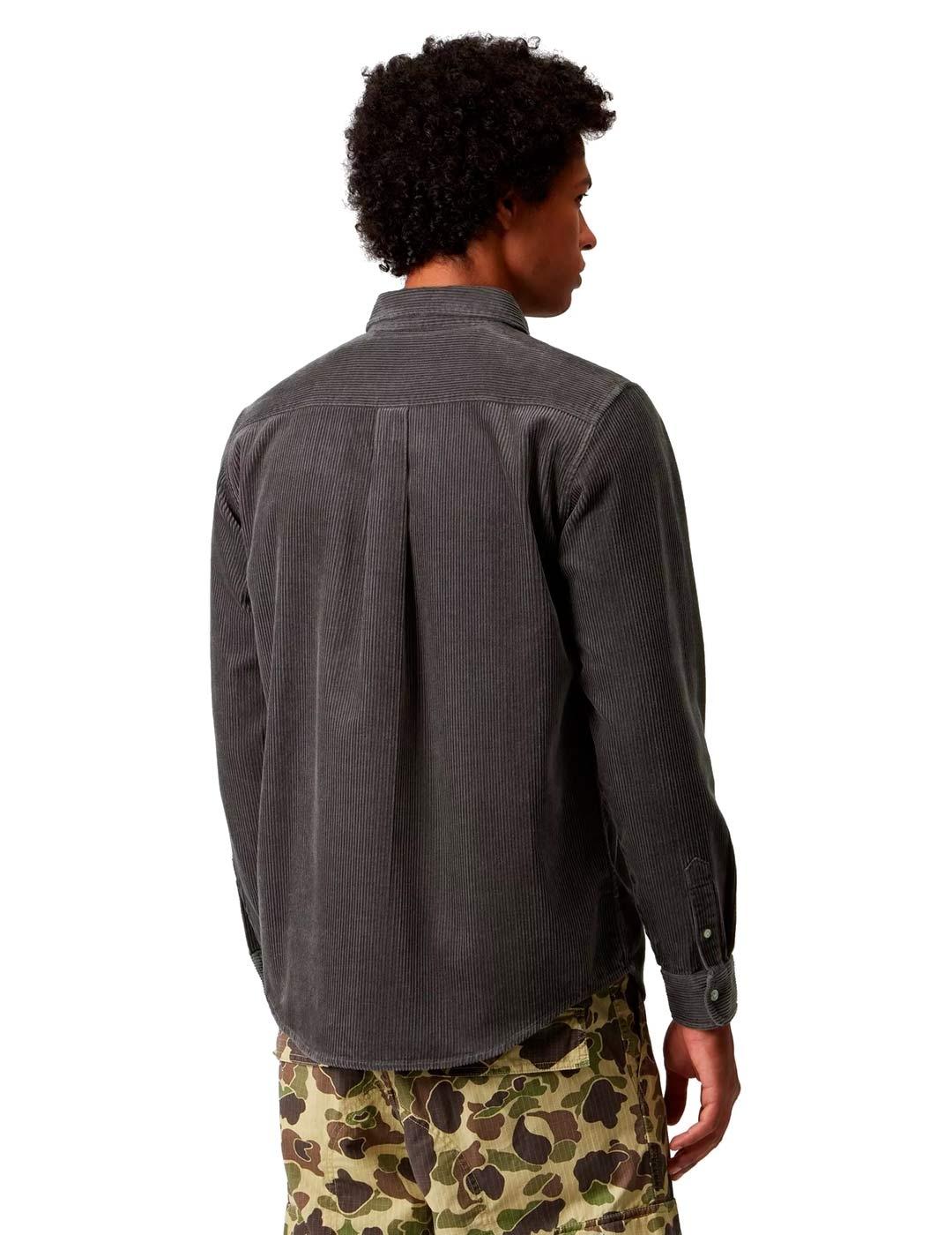 Carhartt  L/S Madison Camisa Pana Hombre Gris