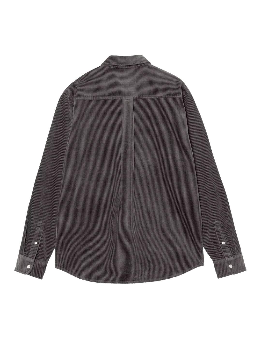 Carhartt  L/S Madison Camisa Pana Hombre Gris