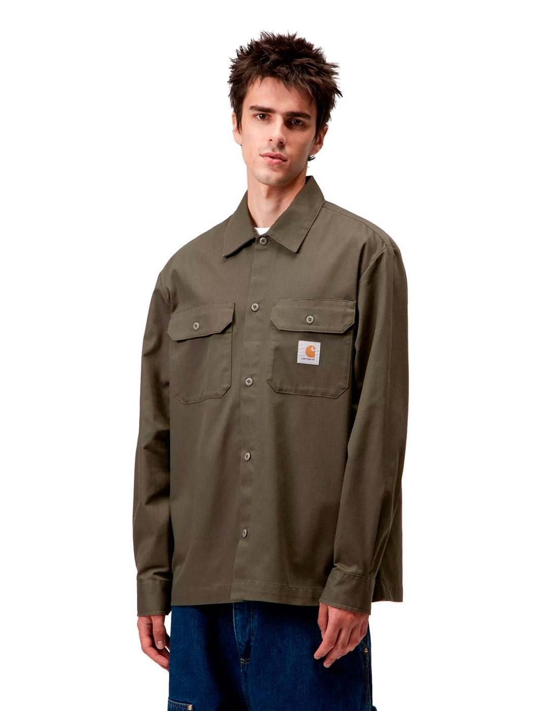 Carhartt L/S Craft Camisa Hombre Verde