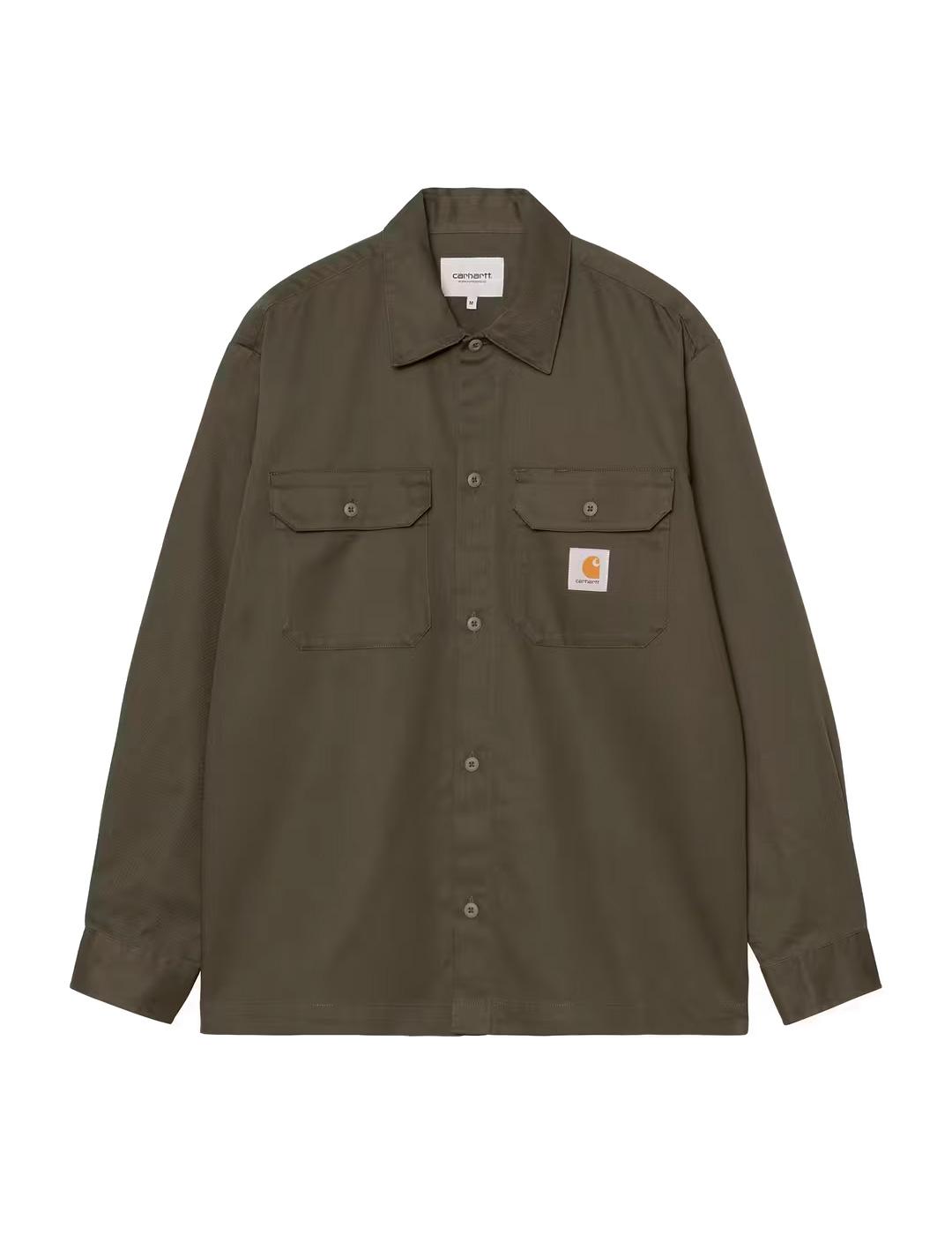 Carhartt L/S Craft Camisa Hombre Verde