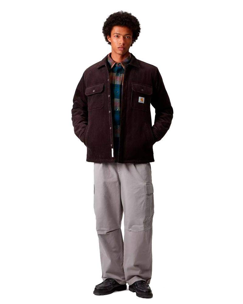 Carhartt Whitsome Shirt Sobrecamisa Pana Hombre Marrón