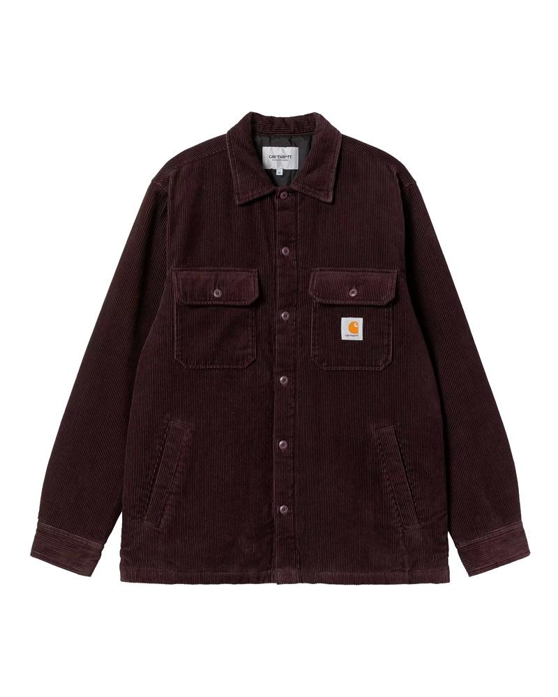 Carhartt Whitsome Shirt Sobrecamisa Pana Hombre Marrón