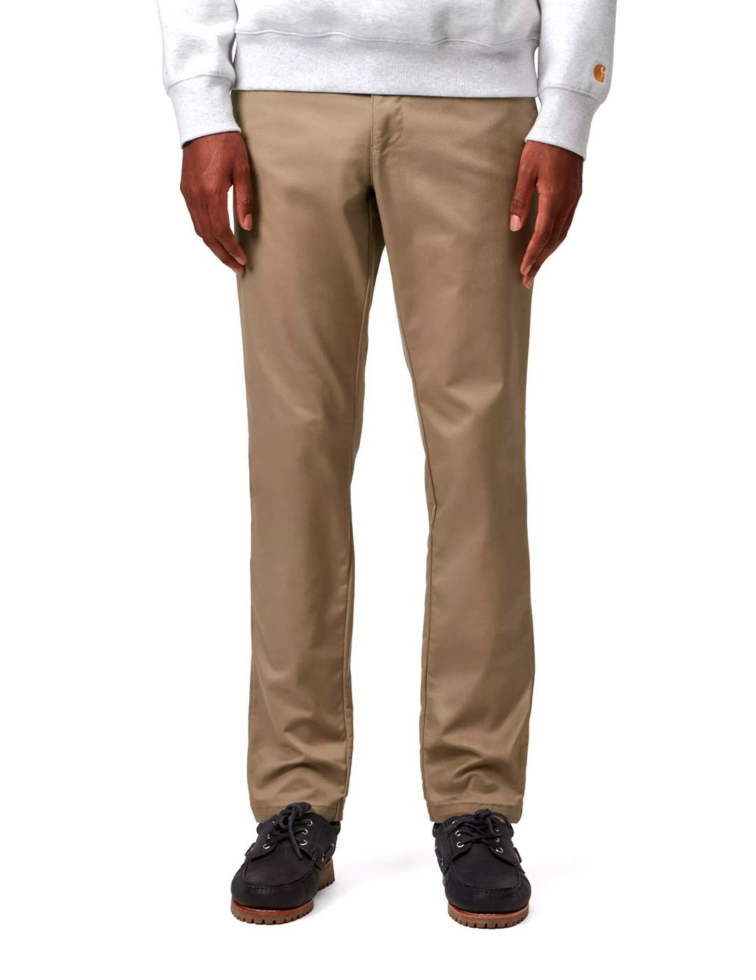 Carhartt Sid Pantalón Chino Hombre Beige