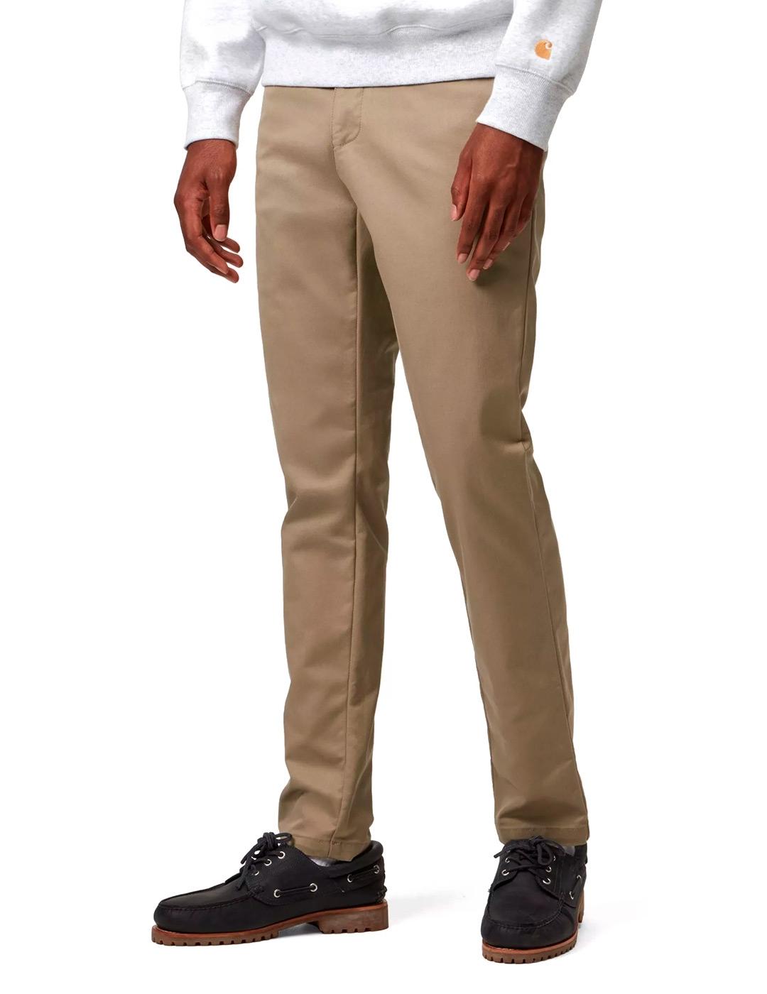 Carhartt Sid Pantalón Chino Hombre Beige