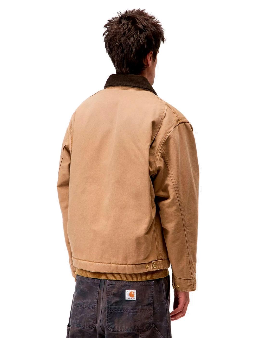 Carhartt OG Detroit Jacket Cazadora Hombre Marrón Camel