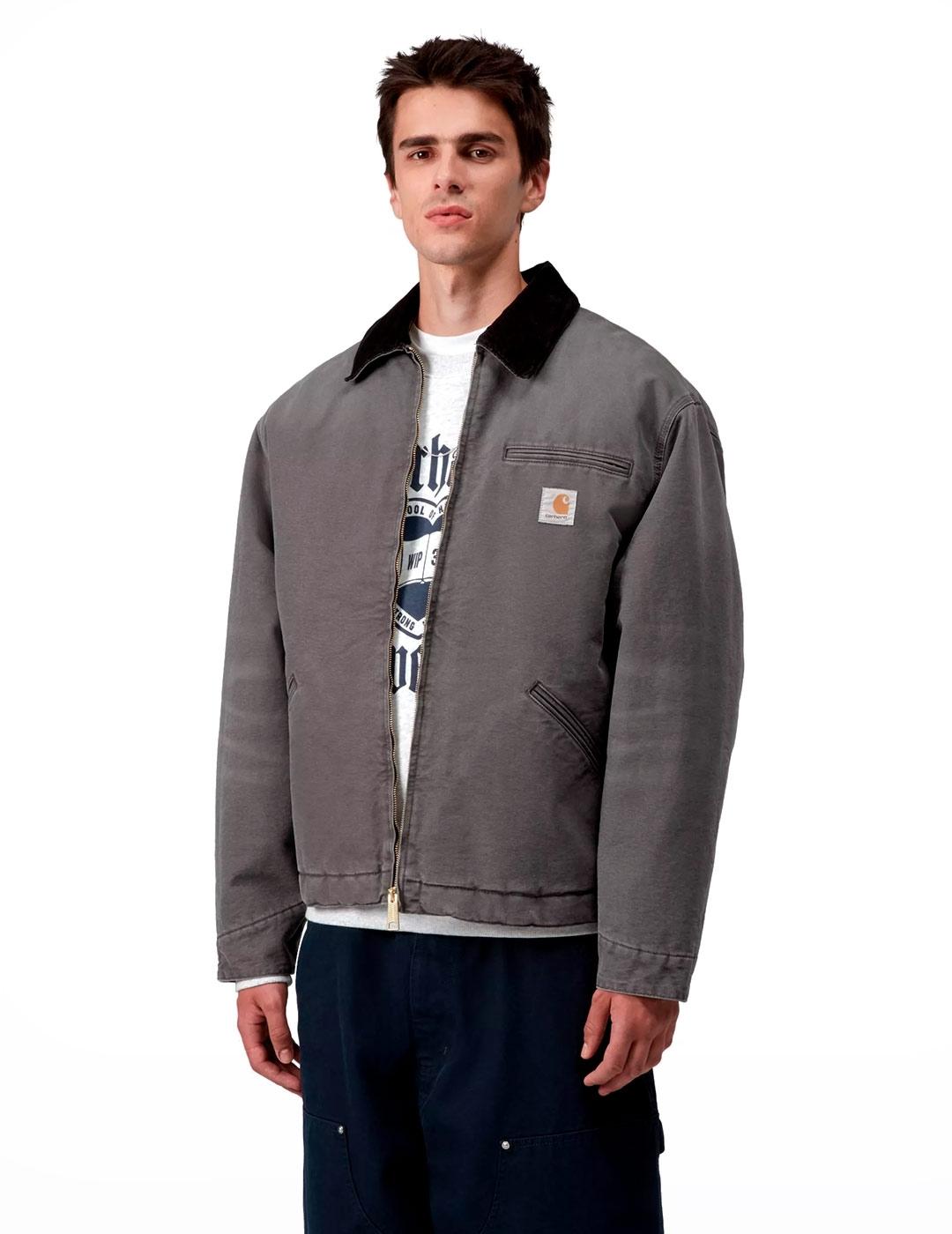 Carhartt OG Detroit Jacket Cazadora Hombre Gris