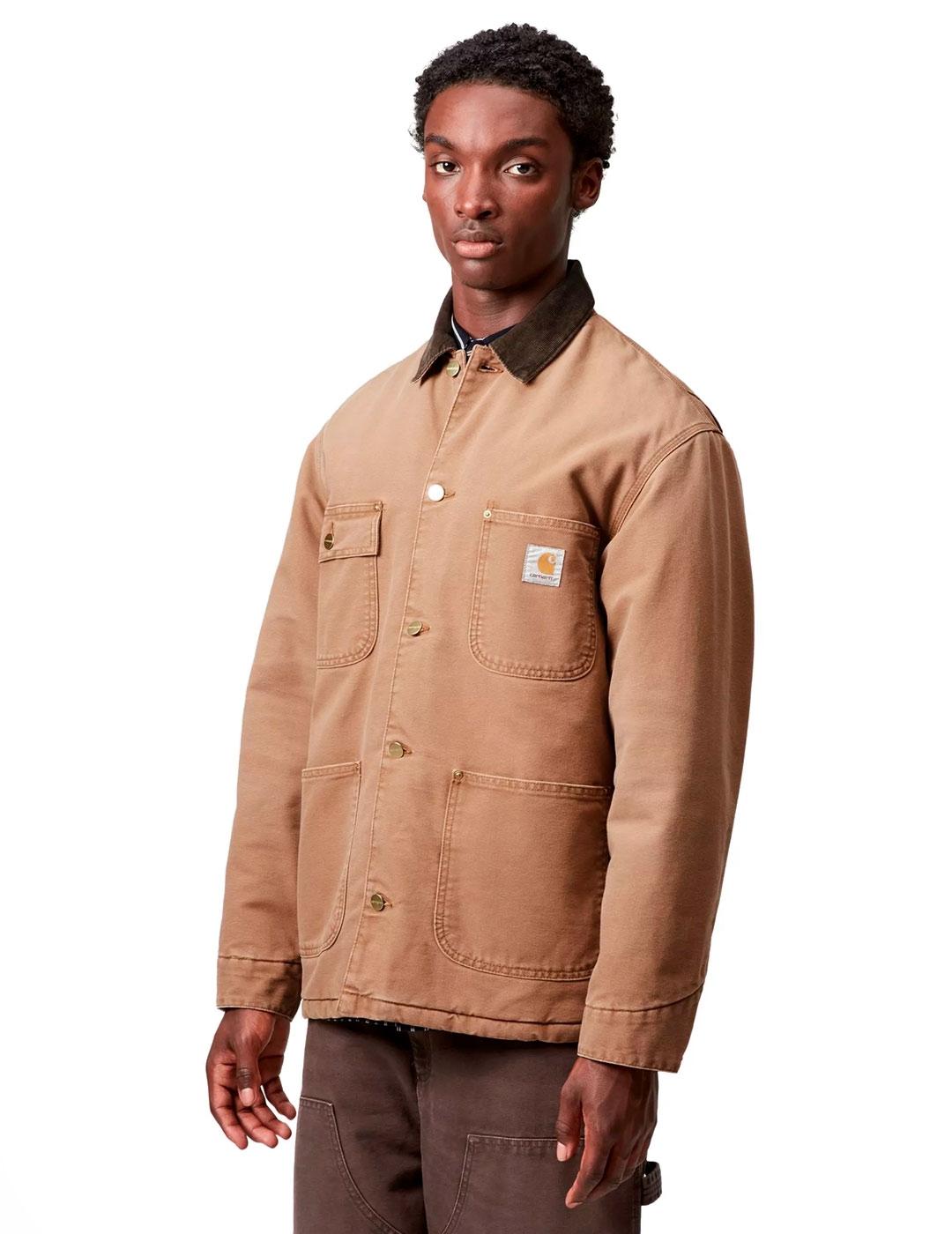 Carhartt OG Chore Chaqueta Hombre Marrón Camel