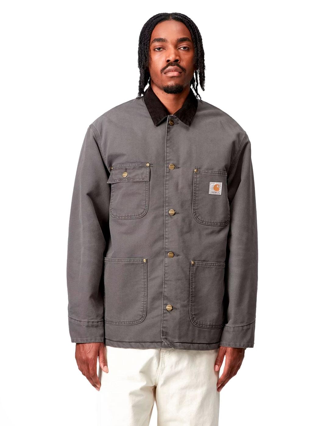  Carhartt OG Chore Chaqueta Hombre Gris