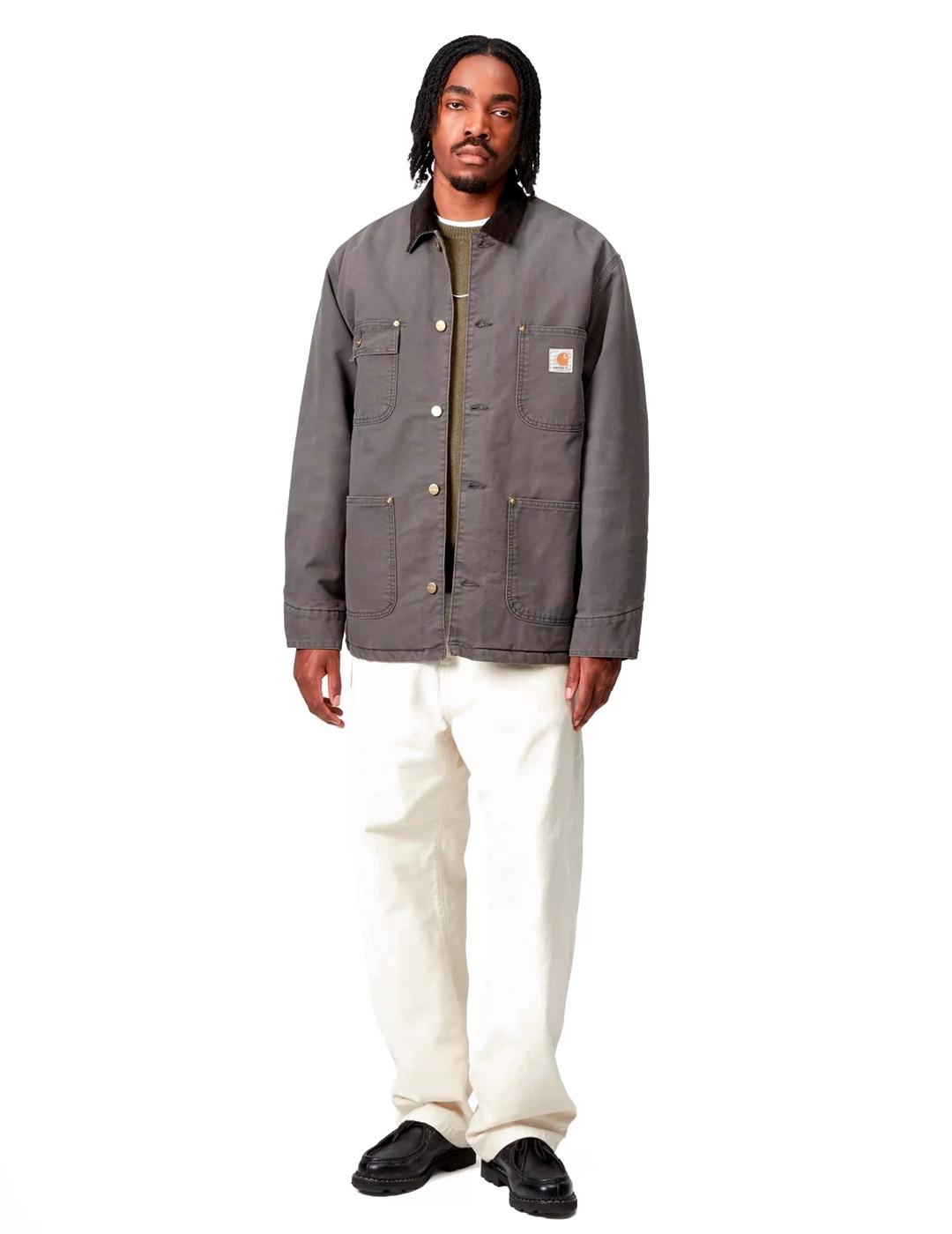  Carhartt OG Chore Chaqueta Hombre Gris