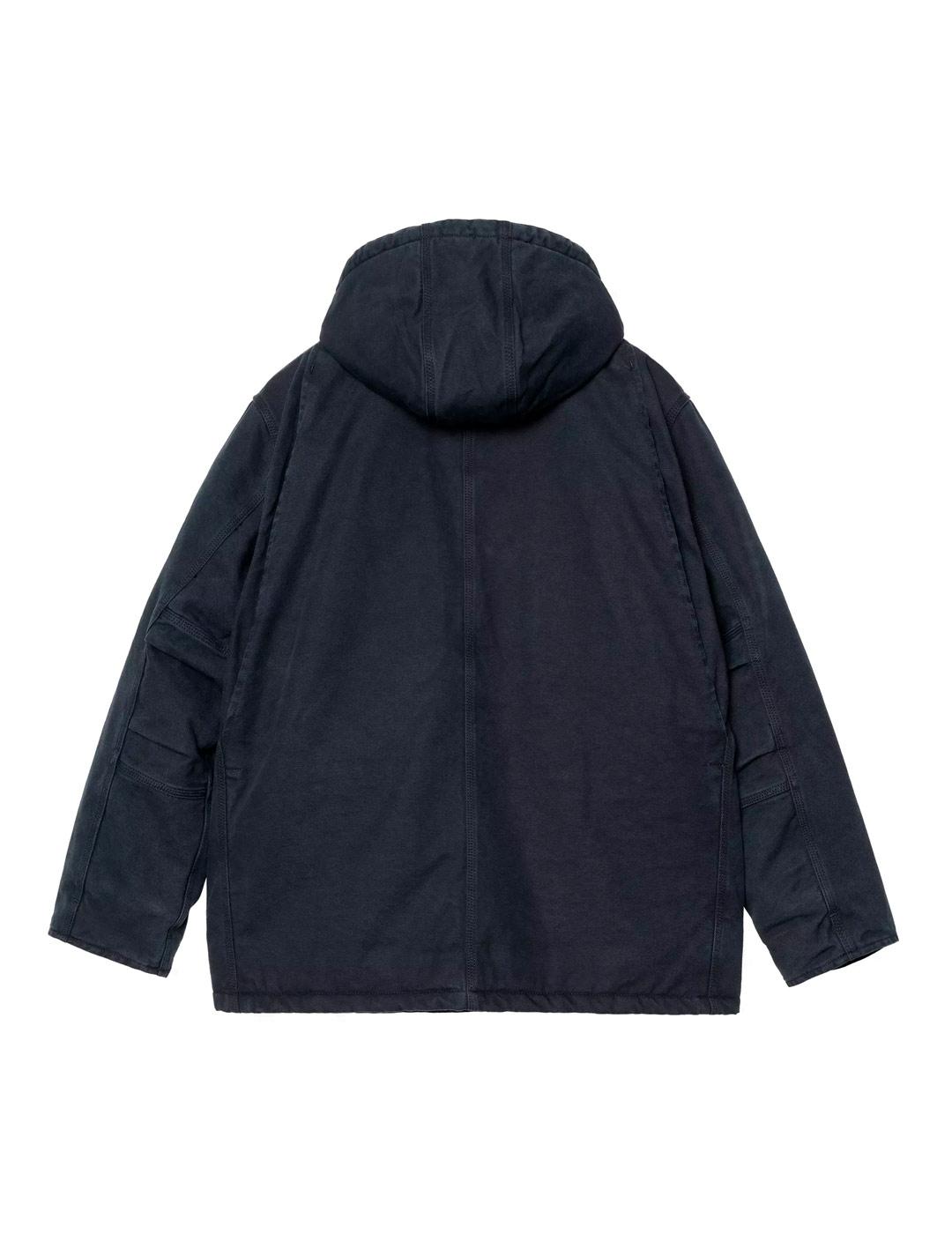 Carhartt Ambel Coat Parka Hombre Azul Marino