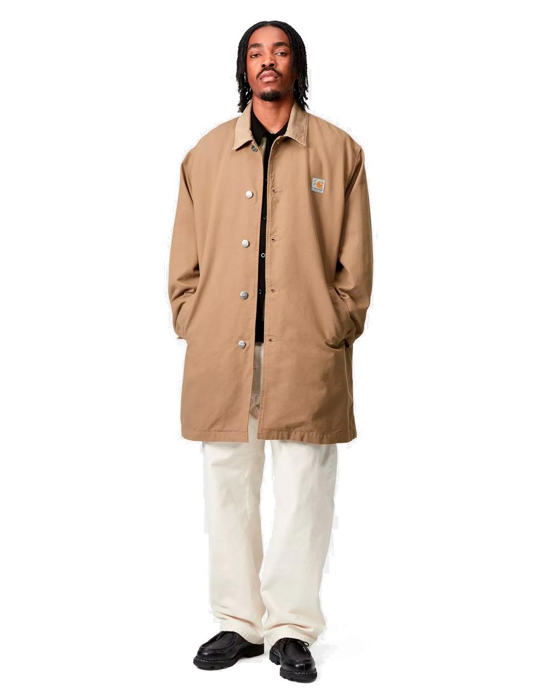  Carhartt Webster Coat Abrigo Hombre Beige