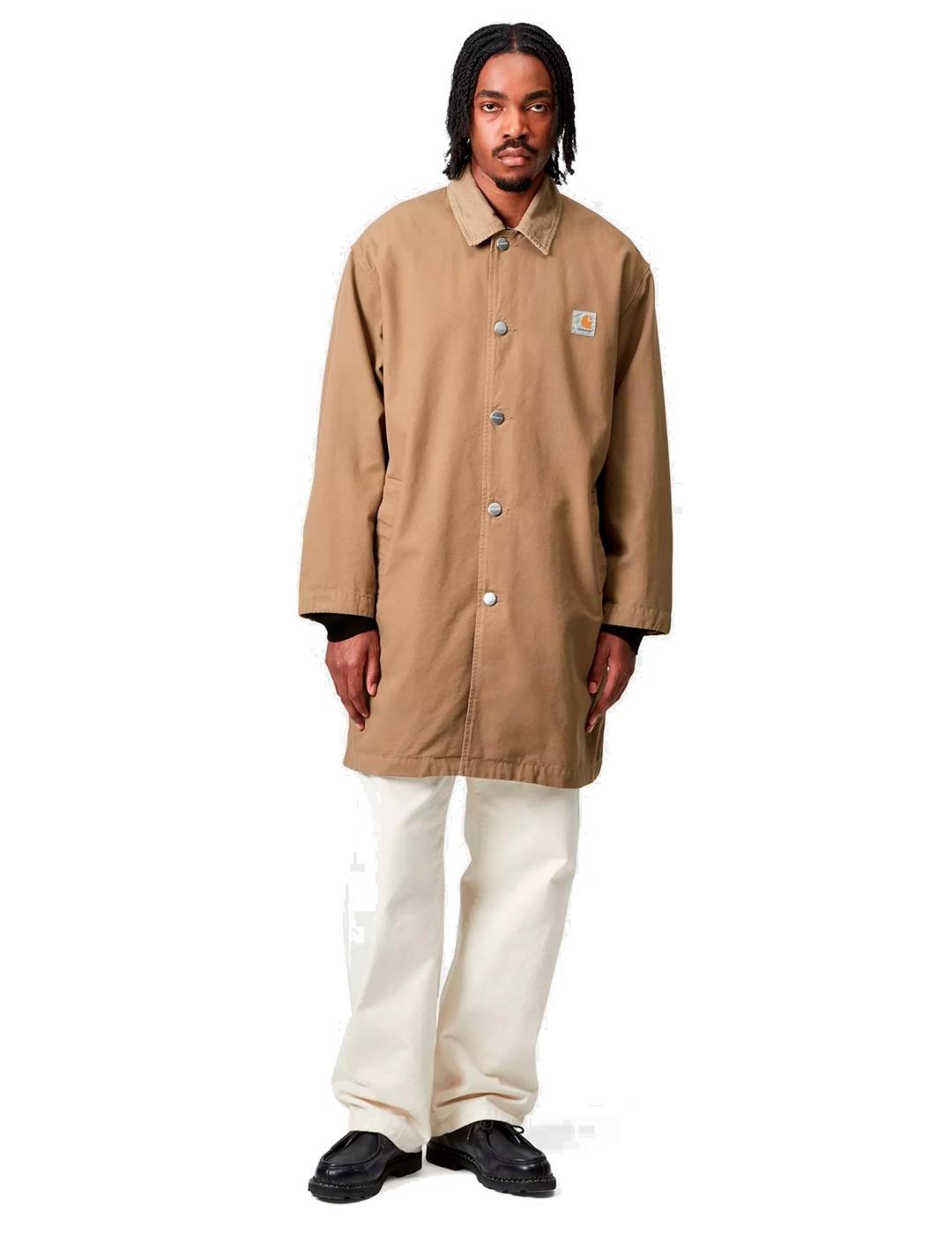  Carhartt Webster Coat Abrigo Hombre Beige