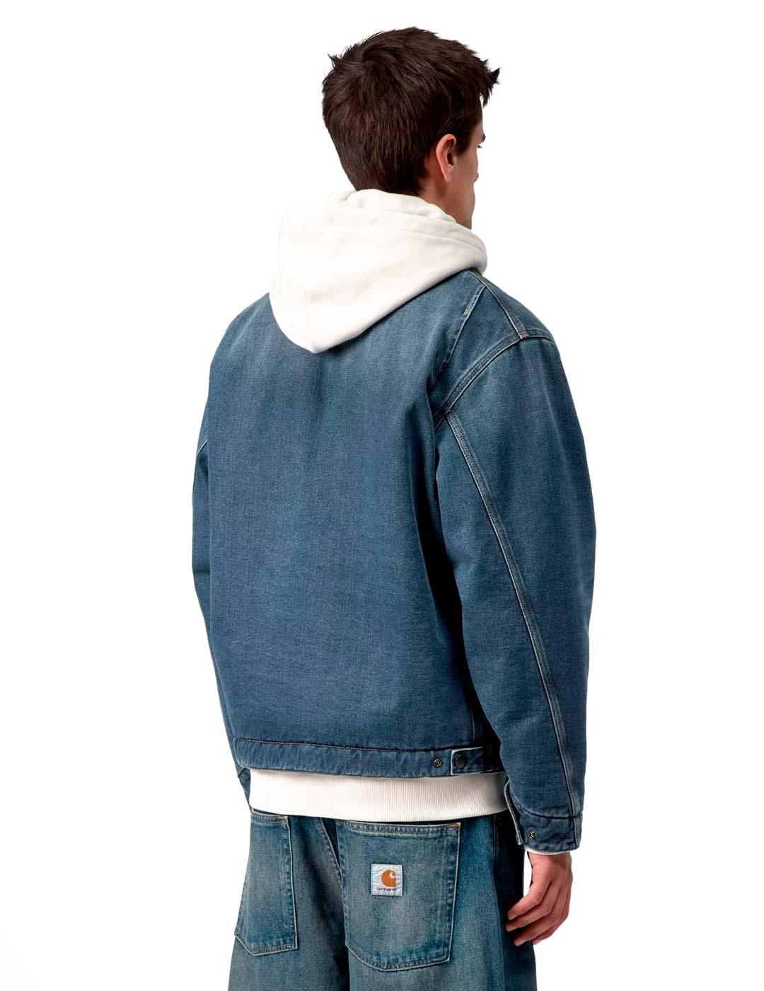 Carhartt OG Detroit Chaqueta Vaquera Hombre Azul