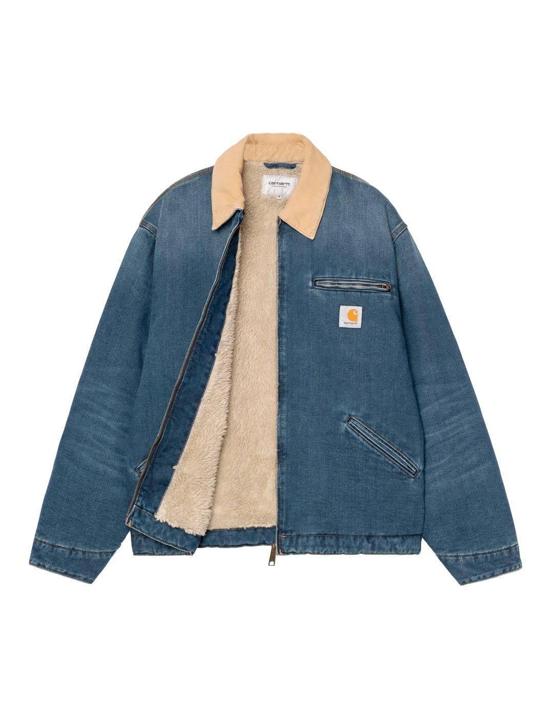 Carhartt OG Detroit Chaqueta Vaquera Hombre Azul