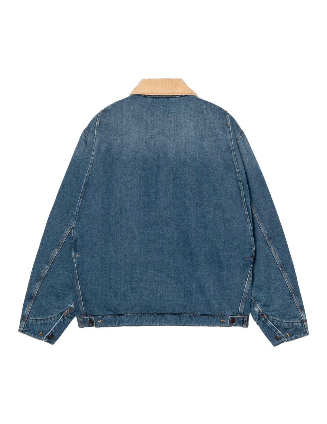 Carhartt OG Detroit Chaqueta Vaquera Hombre Azul