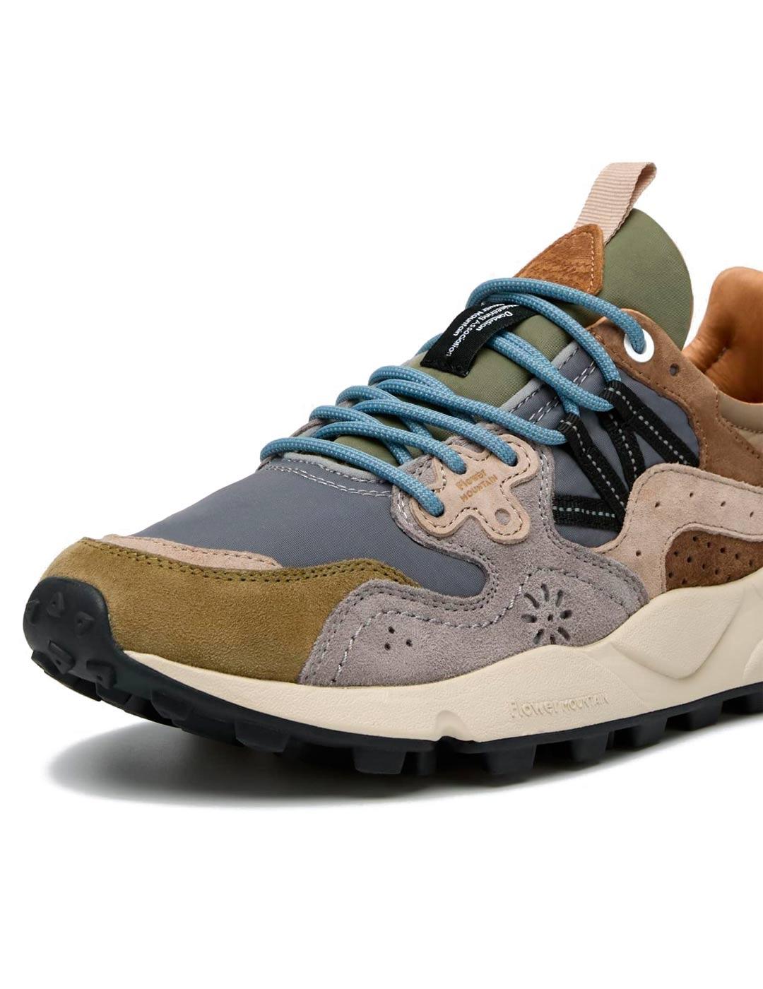 Flower Mountain Yamano 3 Zapatillas Hombre Azul Marrón