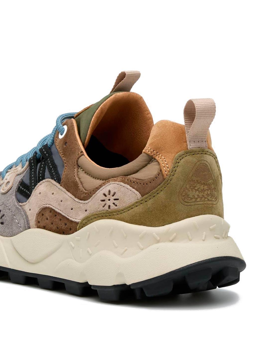 Flower Mountain Yamano 3 Zapatillas Hombre Azul Marrón