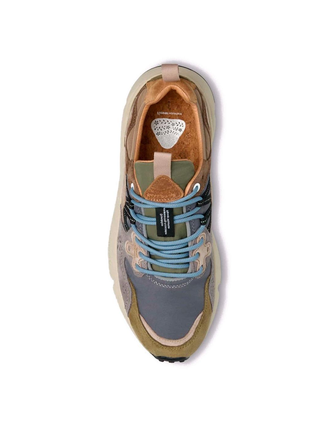 Flower Mountain Yamano 3 Zapatillas Hombre Azul Marrón