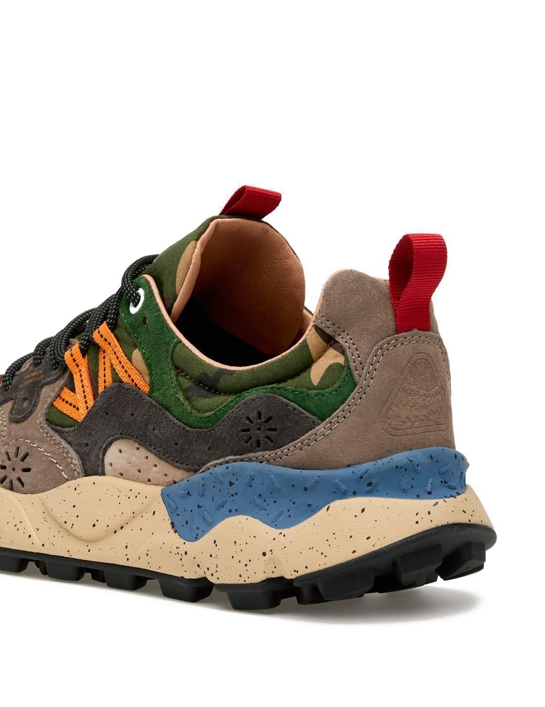 Flower Mountain Yamano 3 Zapatillas Hombre Verde Marrón