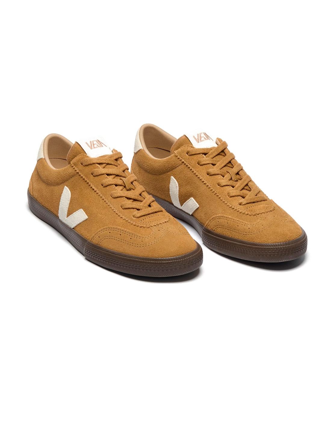 Veja Volley Suede Tent Natural Eagle Hombre Mujer Marrón