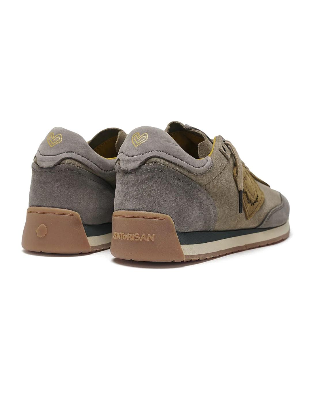 Satorisan Ensó Suede Hombre Peat Grreen