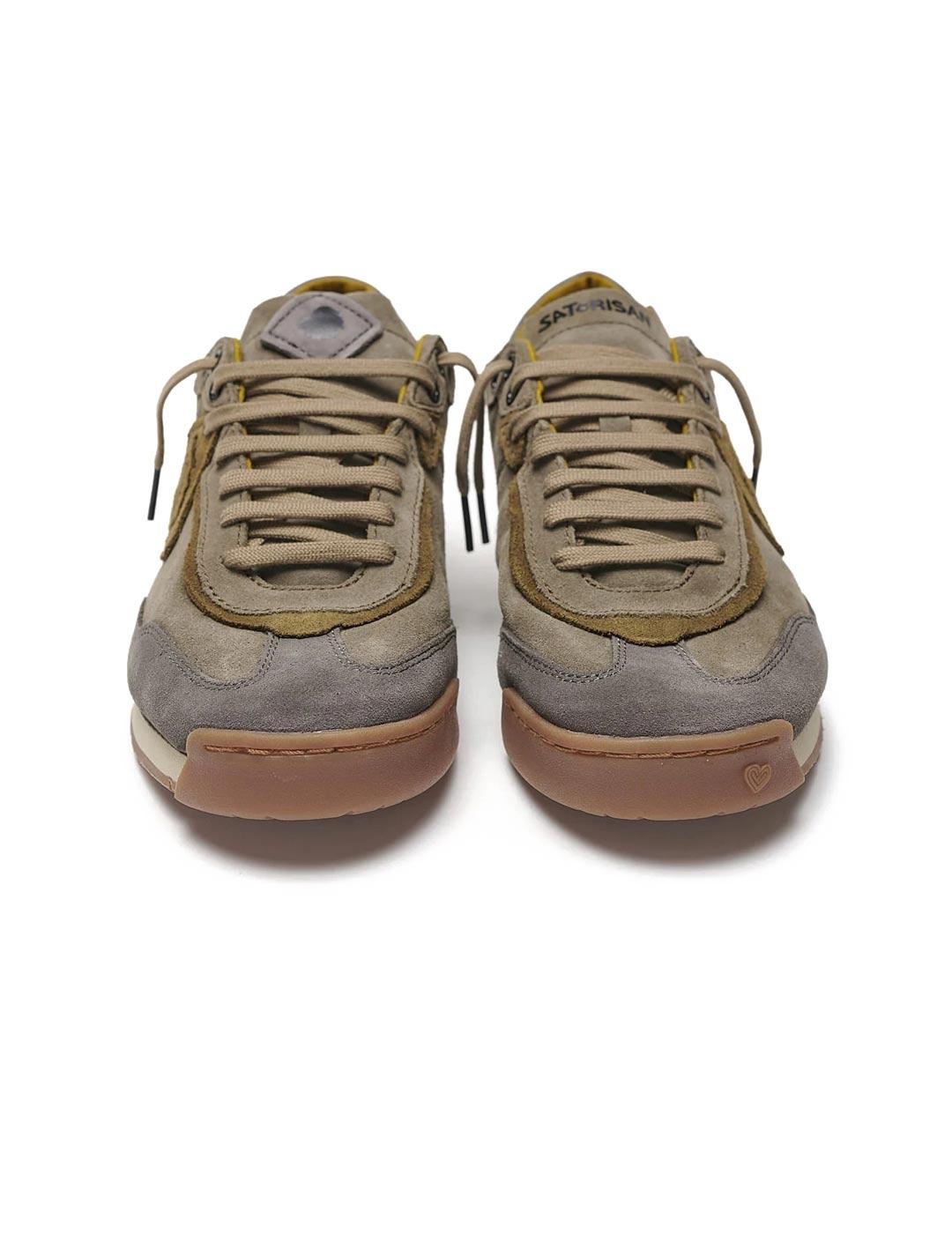 Satorisan Ensó Suede Hombre Peat Grreen