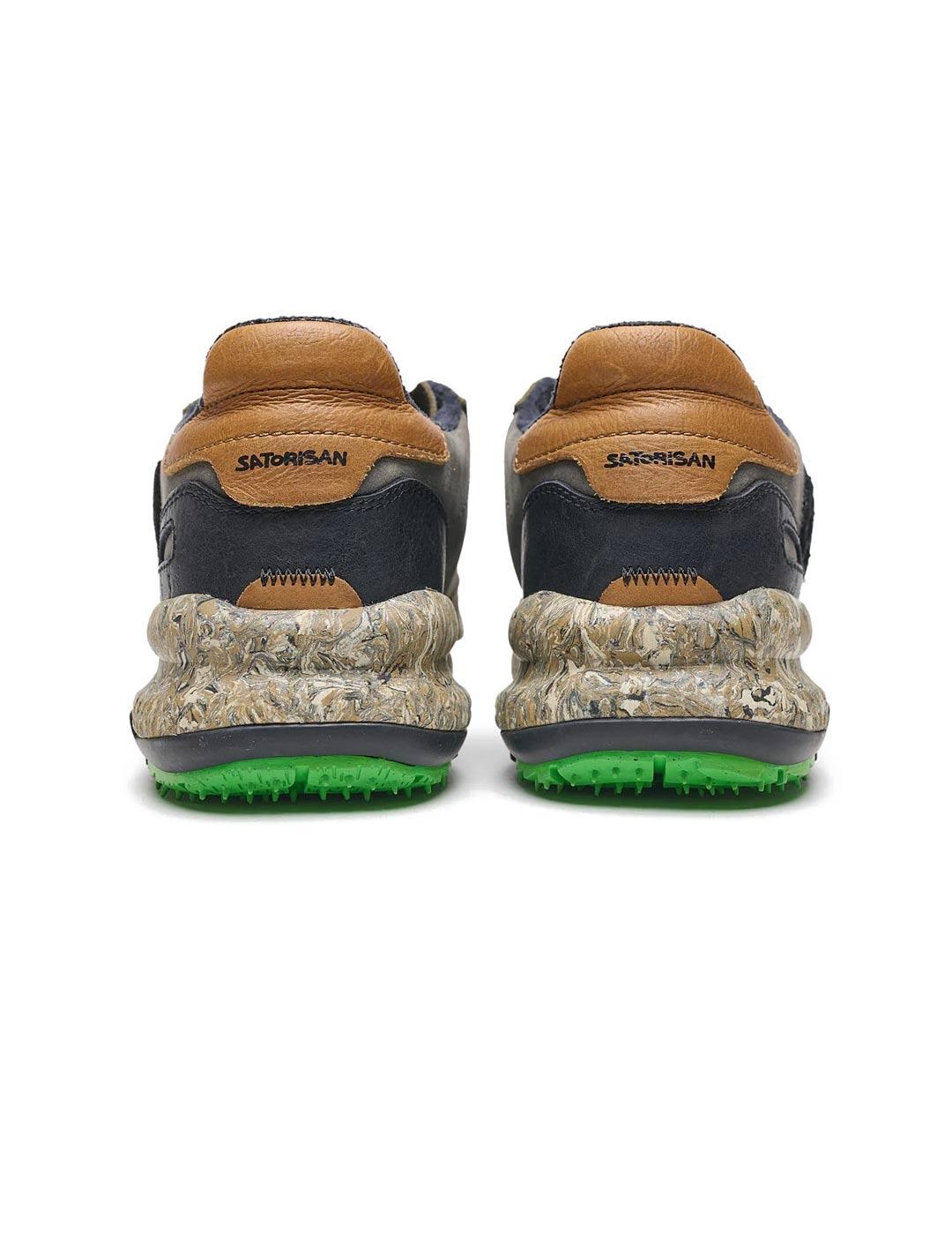 Satorisan Chacrona Premium Zapatillas Hombre Khakies Black