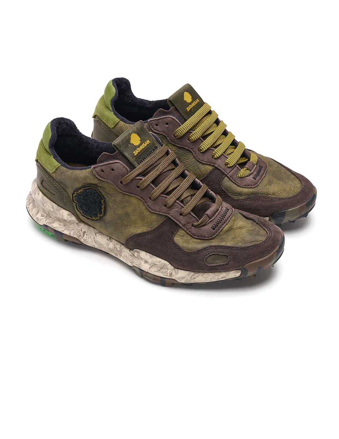 Satorisan Chacrona Premium Zapatillas Hombre Magnolia Bronze