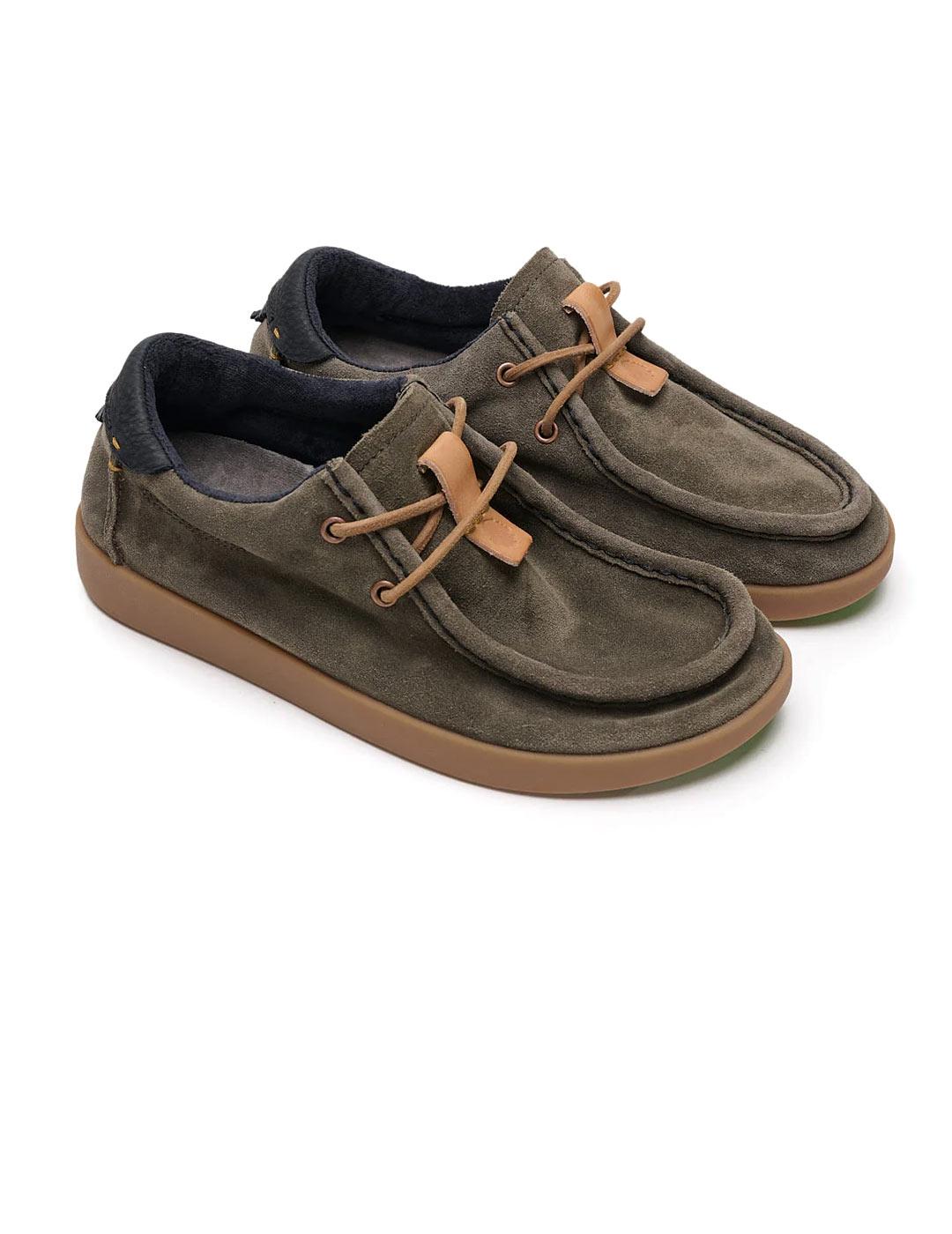 Satorisan Kwahu Winter Suede Zapatillas Hombre Verde