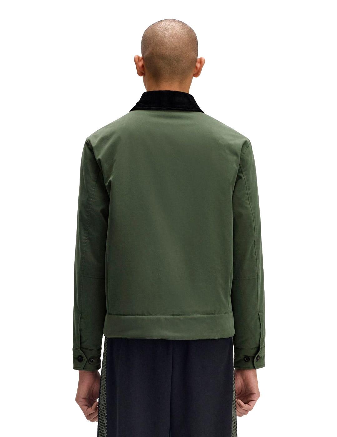Fred Perry The Caban Jacket Hombre Verde